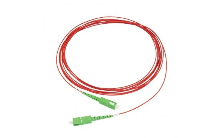 Jarretière simplex monomode 1,6mm G657A2 rouge