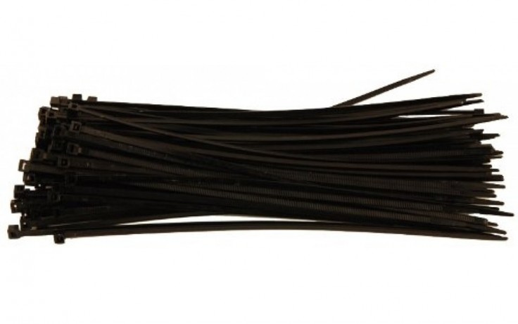Colliers de serrage noir largeur 2.5mm - par 1000 INDEX