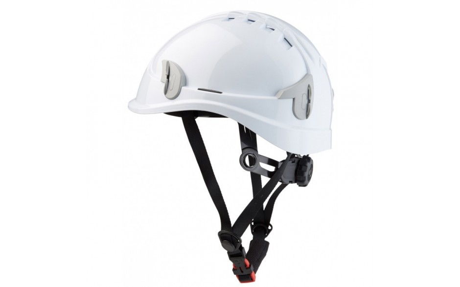 Casque sécurité monteur blanc avec jugulaire KAPRIOL