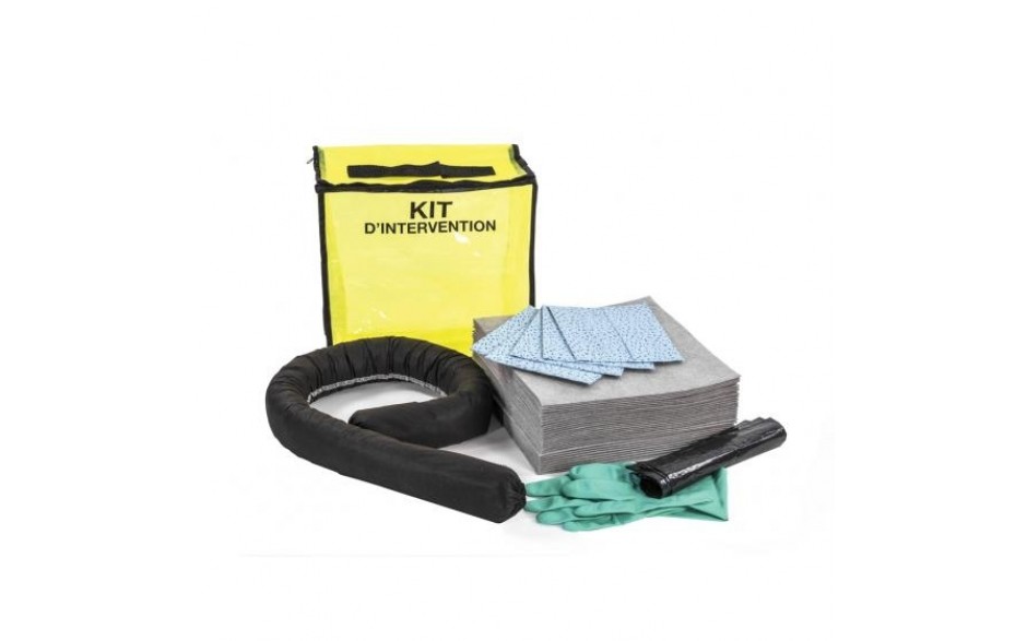 Kit anti-pollution tous liquides - Sac Absorption : 20 L
